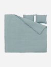 Flounced-trim Duvet Cover Set