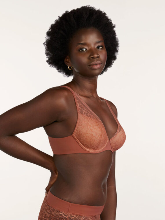The Lace Plunge Bra