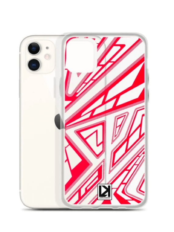 Fragment Pattern Red Case