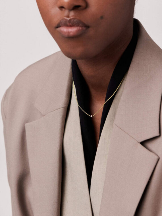 Diamond Floating Necklace