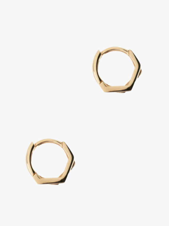 Rose-Tinted Angle Earrings