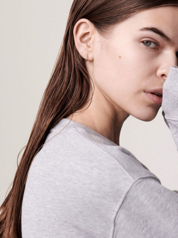 Diamond Hoop Earrings