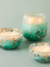 Green Glass Candle