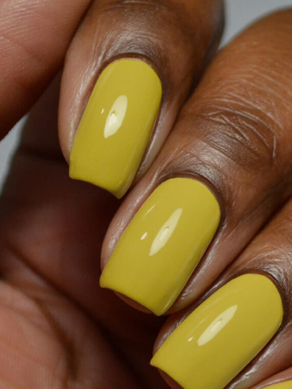 Dark Yellow Cream Polish