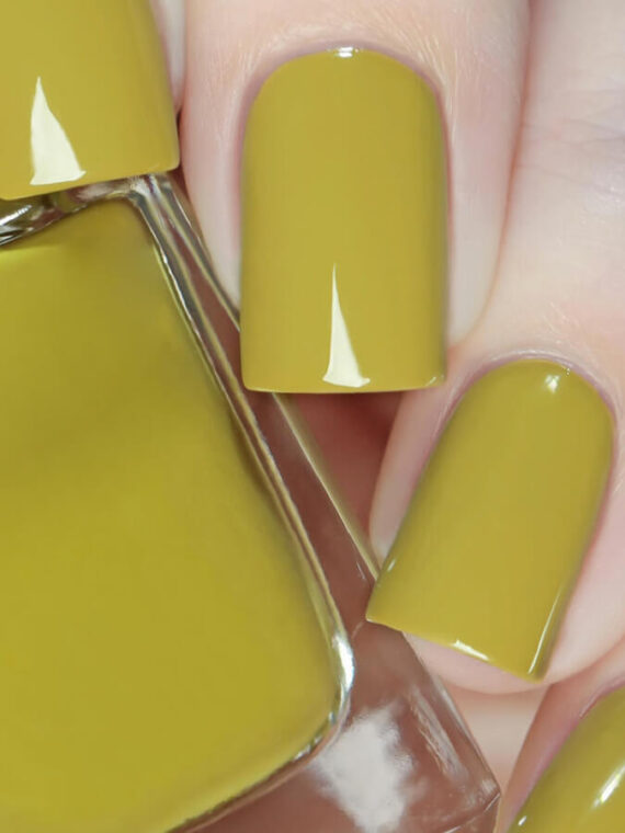 Dark Yellow Cream Polish