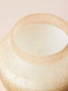 Large Glass Candle
