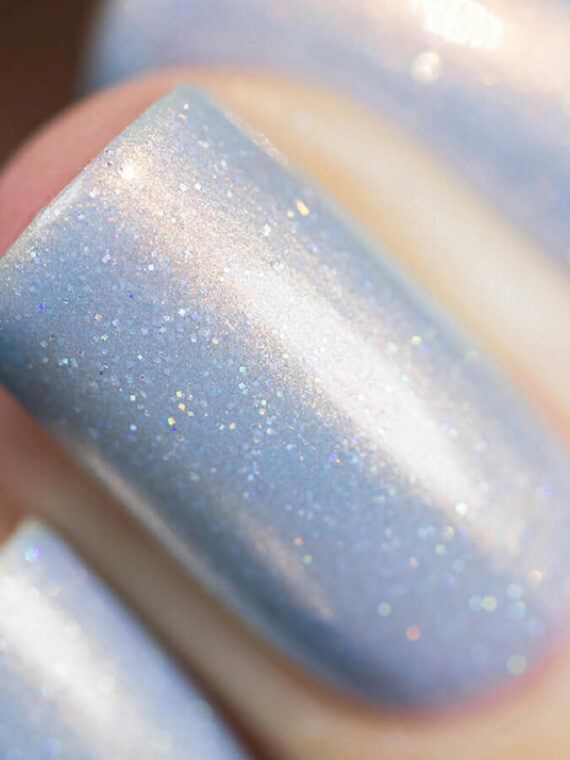 Sparkle Light Blue Polish