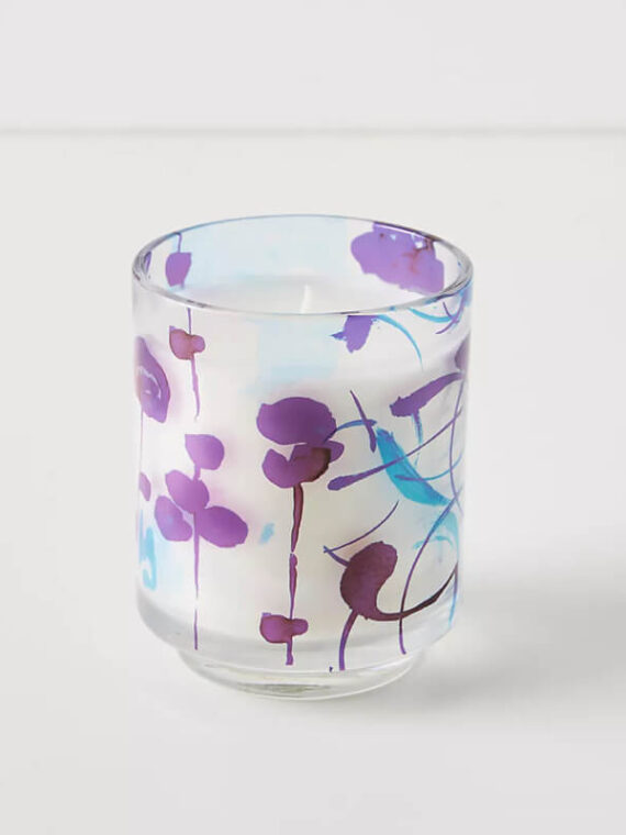 Colorful Glass Candle Set