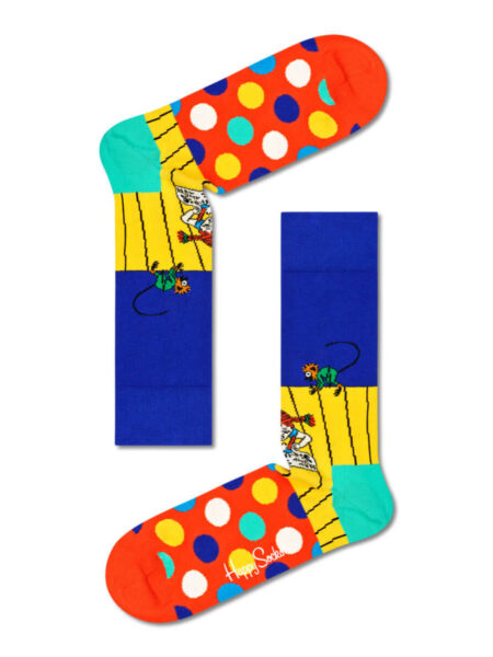 Color Dot Block Sock